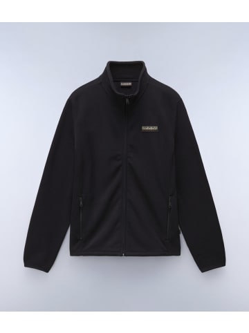 Napapijri Fleecejacke/Fleecepullover "T-Iaato Fz" in Schwarz