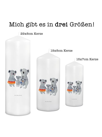 Mr. & Mrs. Panda Laternenkerze Koala Familie ohne Spruch in Weiß