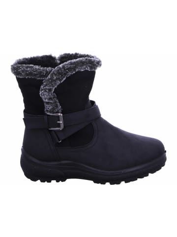 Scandi Keilstiefel in schwarz