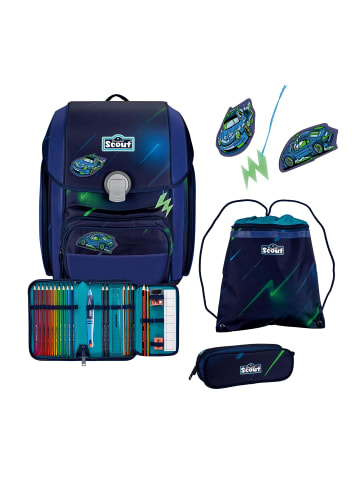 Scout Genius Schulzanzen-Set 4tlg. Superflasch in City Lights
