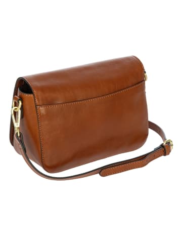 BRIC`s Volterra Schultertasche S Leder 23 cm in tobacco