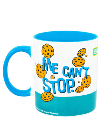 Sesamstraße Sesamstraße Tasse Krümelmonster Me can´t Stop Cookie Monster 320 ml in weiß