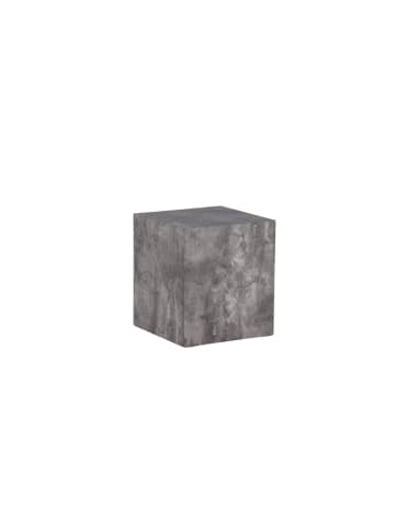 ebuy24 Ecktisch York Grau 40 x 40 cm