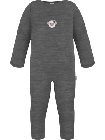 Normani Outdoor Sports 2er Pack Baby Merino Strampler Tangoio in Anthrazit/Rosa