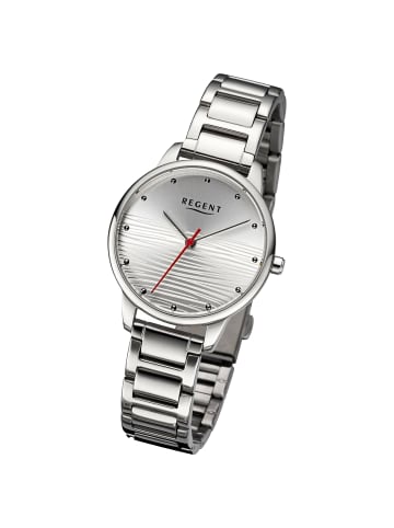 Regent Analog-Armbanduhr Regent Metallarmband silber mittel (ca. 32mm)