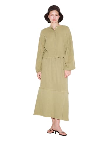 MANUKA Blouse in Salbeigrün