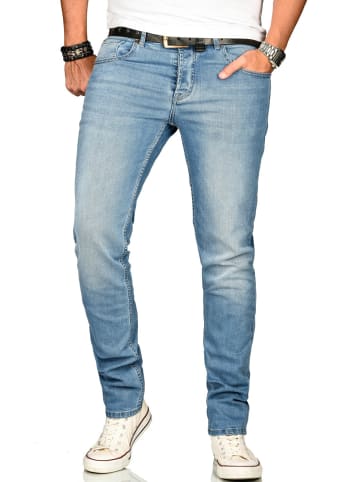 Alessandro Salvarini Jeans A. Salvarini Herren Jeans Blau Multi AS170-AS174 in Blau