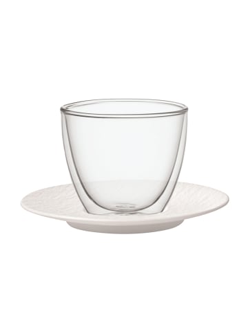 Villeroy & Boch Café au Lait-Set Manufacture Rock 250 ml in weiß
