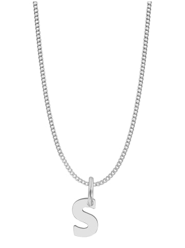 Adeliás Unisex Anhänger – Buchstabe N Buchstabenanhänger aus 925 Silber in silber