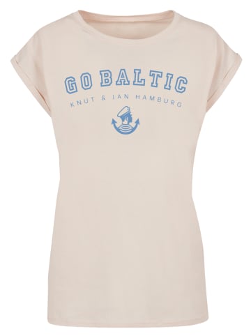 F4NT4STIC T-Shirt Go Baltic Ostsee Knut & Jan Hamburg in Whitesand