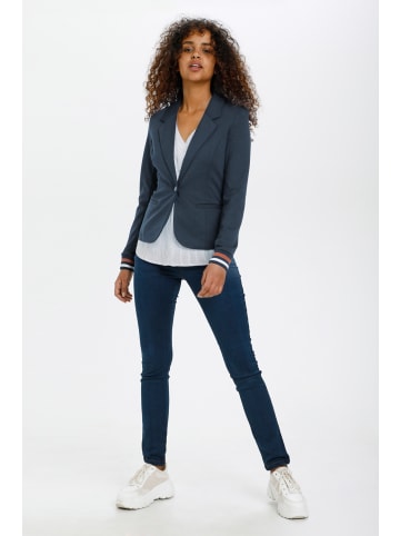 Kaffe Blazer Kinnie Regular fit in Midnight Marine-Sierra/Chalk