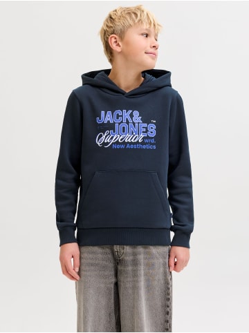 JACK & JONES Junior Kapuzenpullover in Navy Blazer