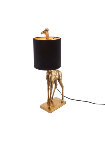 Butlers Tischleuchte Giraffe RAFFA in Gold-Schwarz