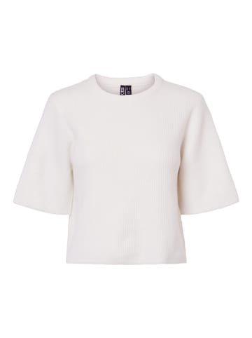 Pieces Stricktop in Cloud Dancer
