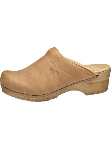 Sanita Comfortwear Clog "Original-Segan Open" in Braun