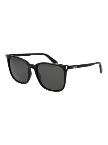 Polaroid Frauen Sonnenbrille Quadratisch Schwarz