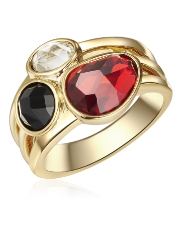 Lulu & Jane Ring aus Metall-Legierung in gelbgold