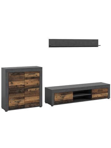 ebuy24 Regalsystem Jam (3-teilig) Natur 159 x 35 cm