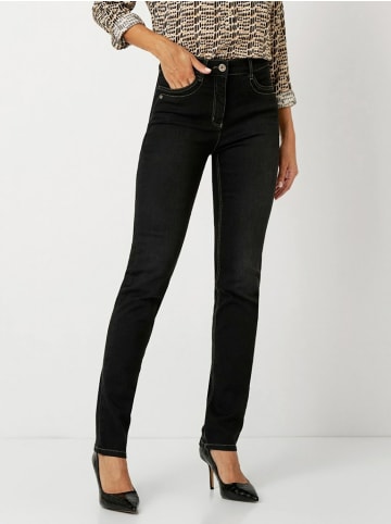 Slim Fit Jeans für Damen in Schwarz