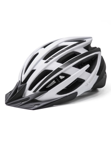 Wozinsky MTB Helm L mit Visier USB Rücklicht
