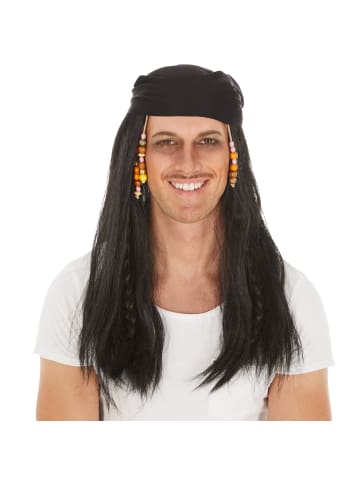tectake Schöne, wilde Rasta Zöpfe, schwarz