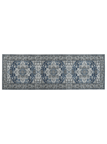 Beliani Läufer KOTTAR in Grau/Blau - (W) 80 x (H) 1 x (L) 240 cm