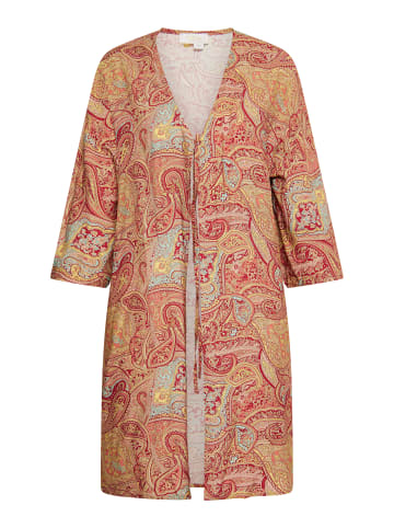 usha FESTIVAL Kimono in Bordeaux Mehrfarbig