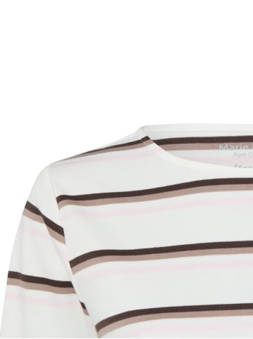 Marie Lund Shirt in ecru schoko - 0002