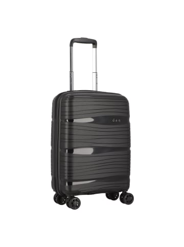 D&N Travel Line 4300 4 Rollen Kabinentrolley S 55 cm schwarz