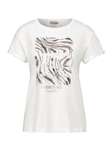 Street One T-Shirt in off white
