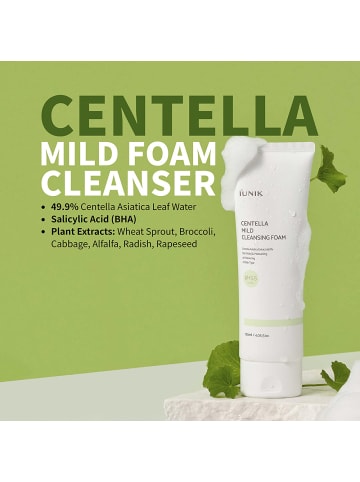 IUNIK Reinigungsschaum Centella Mild Cleansing Foam, 120 ml