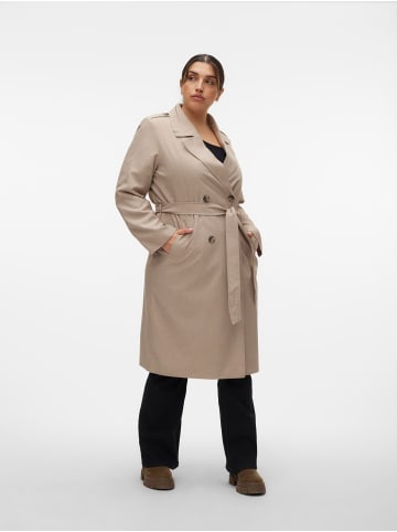Vero Moda Trenchcoat in Silver Mink
