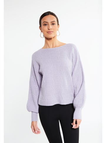 faina Damen Strickpullover in Hellviolett