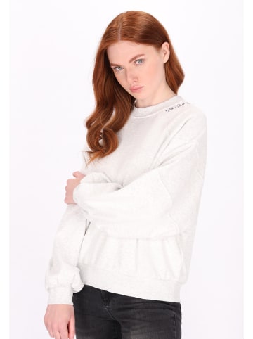 DreiMaster Damen Sweatshirt in Wollweiss Melange