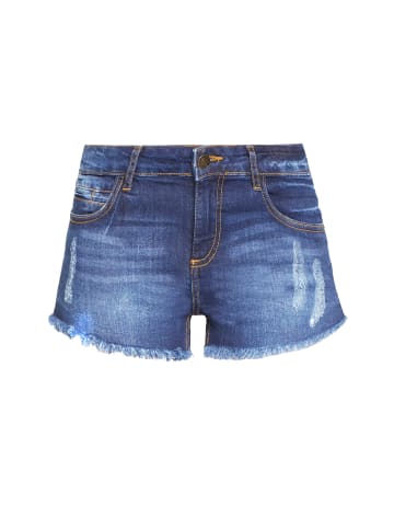 Buffalo Buffalo Jeanshotpants in blue-washed