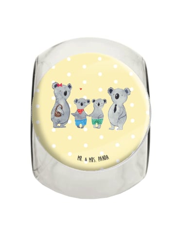 Mr. & Mrs. Panda Bonbonglas Koala Familie zwei ohne Spruch in Gelb Pastell