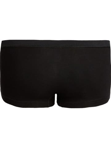 Con-ta Baumwolle, Feinripp Pants 2er-Pack in schwarz