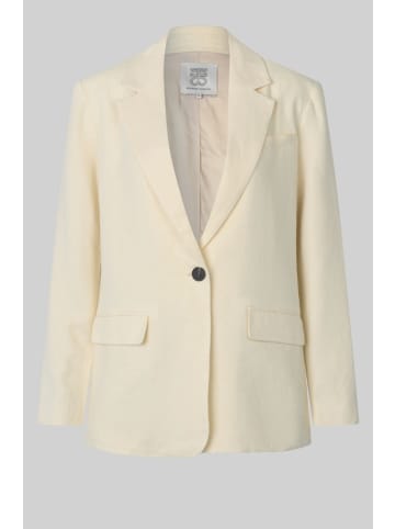 SECOND FEMALE LINO NEW FIT BLAZER in Alabaster Gleam