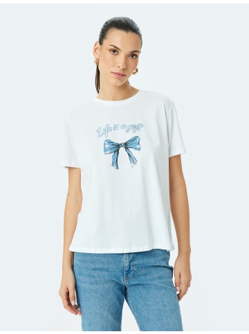 KOTON TSHIRT SS in Weiß