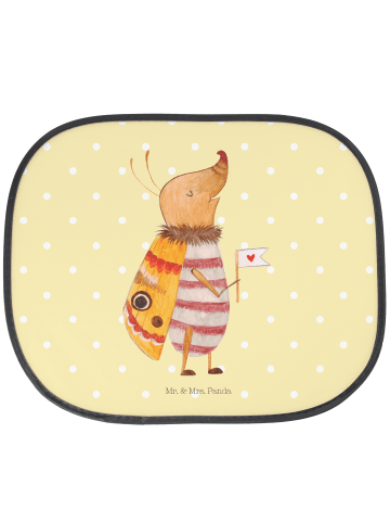 Mr. & Mrs. Panda Autosonnenschutz Nachtfalter Fähnchen ohne Spruch in Gelb Pastell