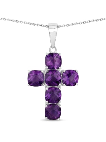 Rafaela Donata Kette Kreuz Sterling Silber Amethyst in silber