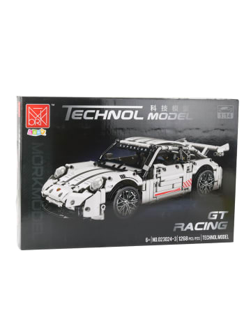 Wisam® Bausteine GT-Rennwagen Weiß 1:14 1268 Stk.