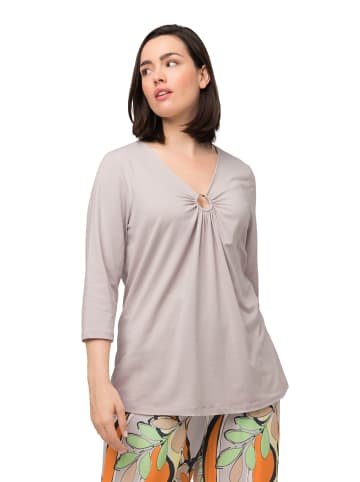 Ulla Popken Shirt in graubeige