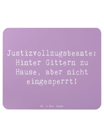 Mr. & Mrs. Panda Mousepad Spruch Justizvollzugsbeamte Freiheit m... in Lavendeltraum