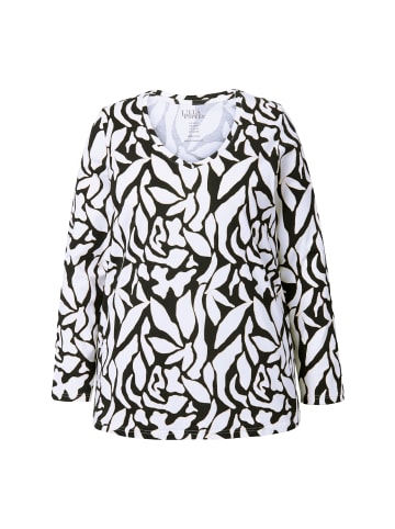 Ulla Popken Longshirt in schwarz