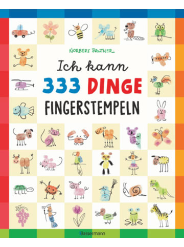 Bassermann Verlag Buch - Ich kann 333 Dinge fingerstempeln. Das große Fingerstempel-Buch f&