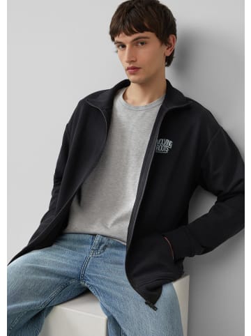 QS Sweatshirt Jacke in 9999_schwarz
