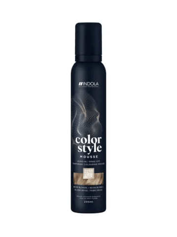 Indola Color Style Mouse Farb-Schaumfestiger Beige Blond 200 ml