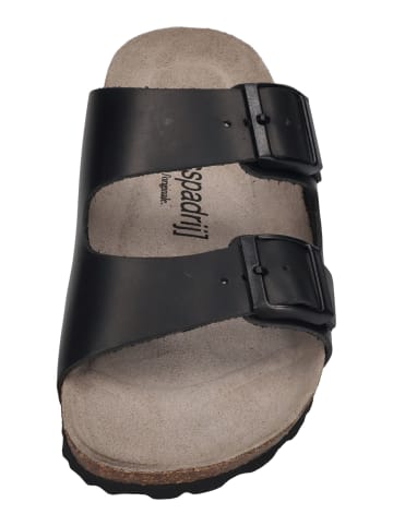Espadrij l'orginale Pantoletten AMI CUIR UNISEX in schwarz