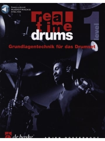 Hal Leonard Buch - Real Time Drums, mit Audiotracks Online
